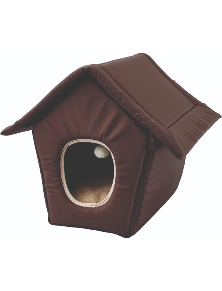 Cathome opvouwb cosy cottage bruin