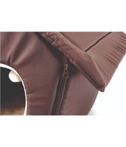 Cathome opvouwb cosy cottage bruin