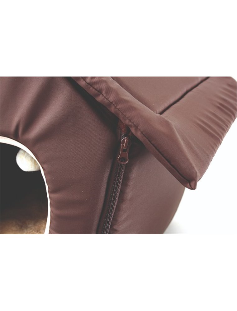 Cathome opvouwb cosy cottage bruin