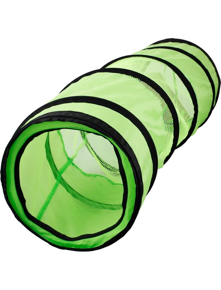 Kattentunnel+gaasingang gr/zw 136cm