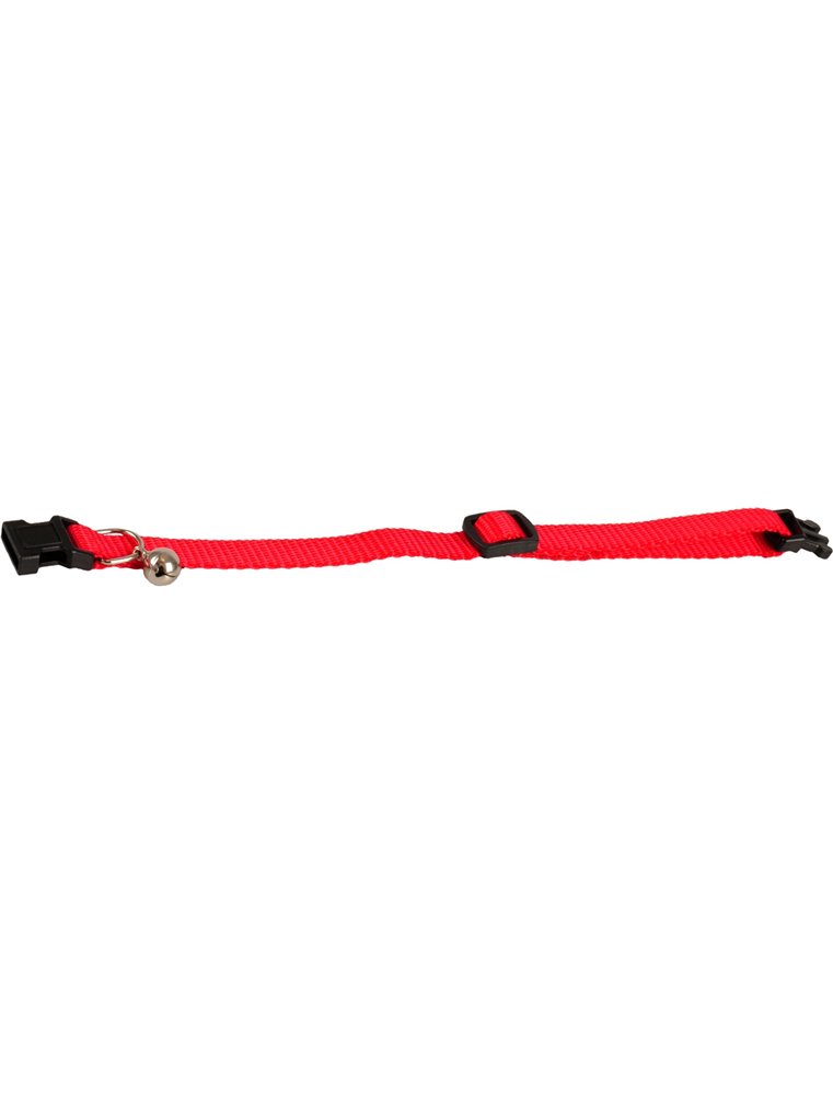 Asp kattenhalsb+bel rood 30cm