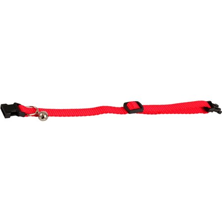 Asp kattenhalsb+bel rood 30cm 