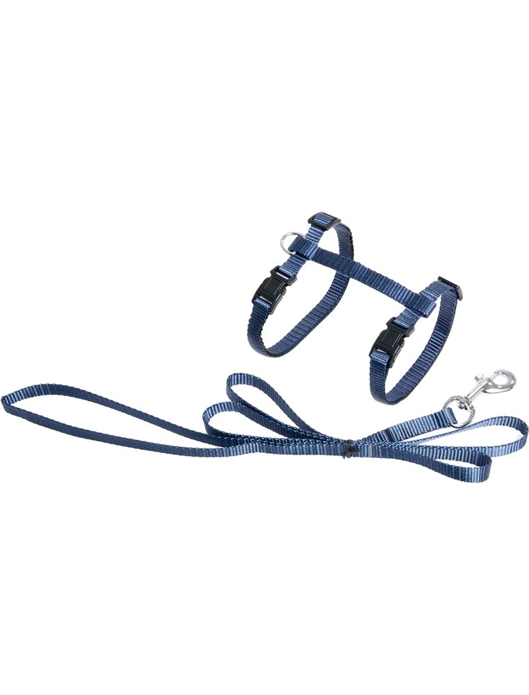 Asp kattentuig+lijn donkerbl. 110cm