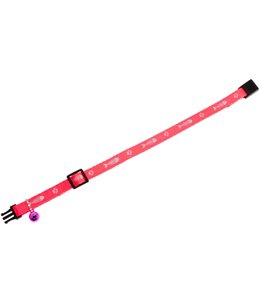 Asp kattenhalsband roze 30cm10mm