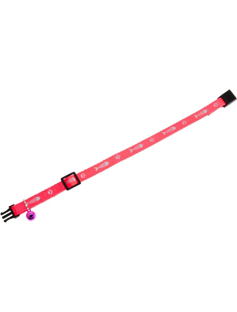 Asp kattenhalsband roze 30cm10mm