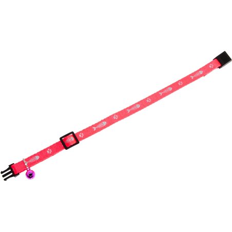 Asp kattenhalsband roze 30cm10mm 