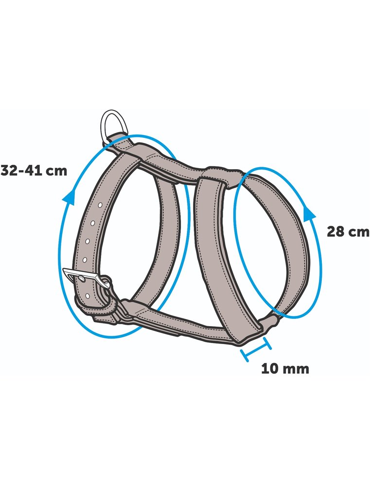 Harms kittentuig set zw/rd110cm10mm