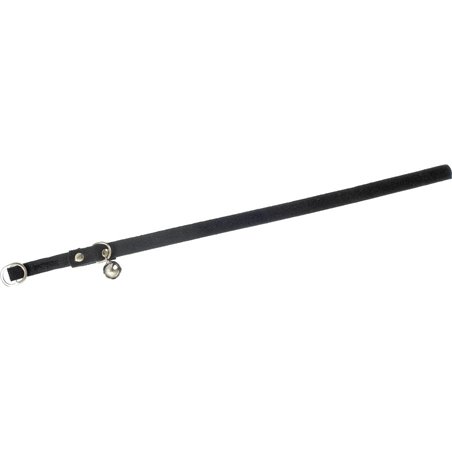 Kattenhalsband zwart 30cm10mm 
