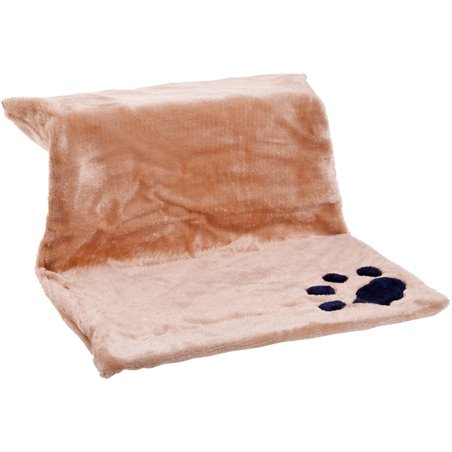 Kitty siesta verwarmingsbed beige 46x30x23 cm