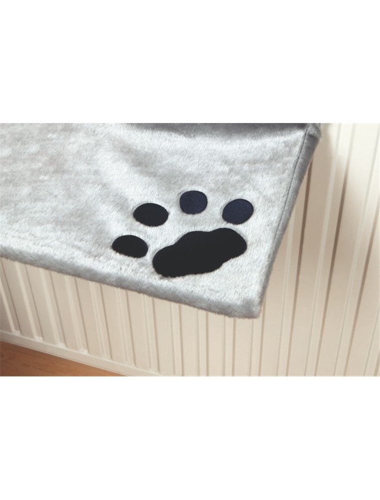 Kitty siesta verwarmingsbed grijs 46x30x23cm