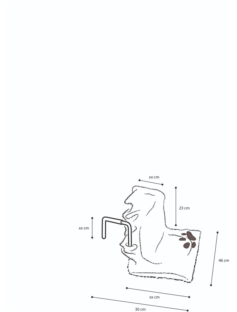 Kitty siesta verwarmingsbed grijs 46x30x23cm