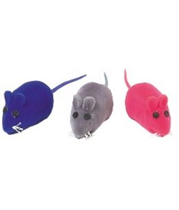 Muis met pieper 6cm display 