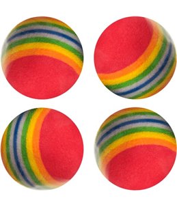 Regenboog softbal 4st assort.
