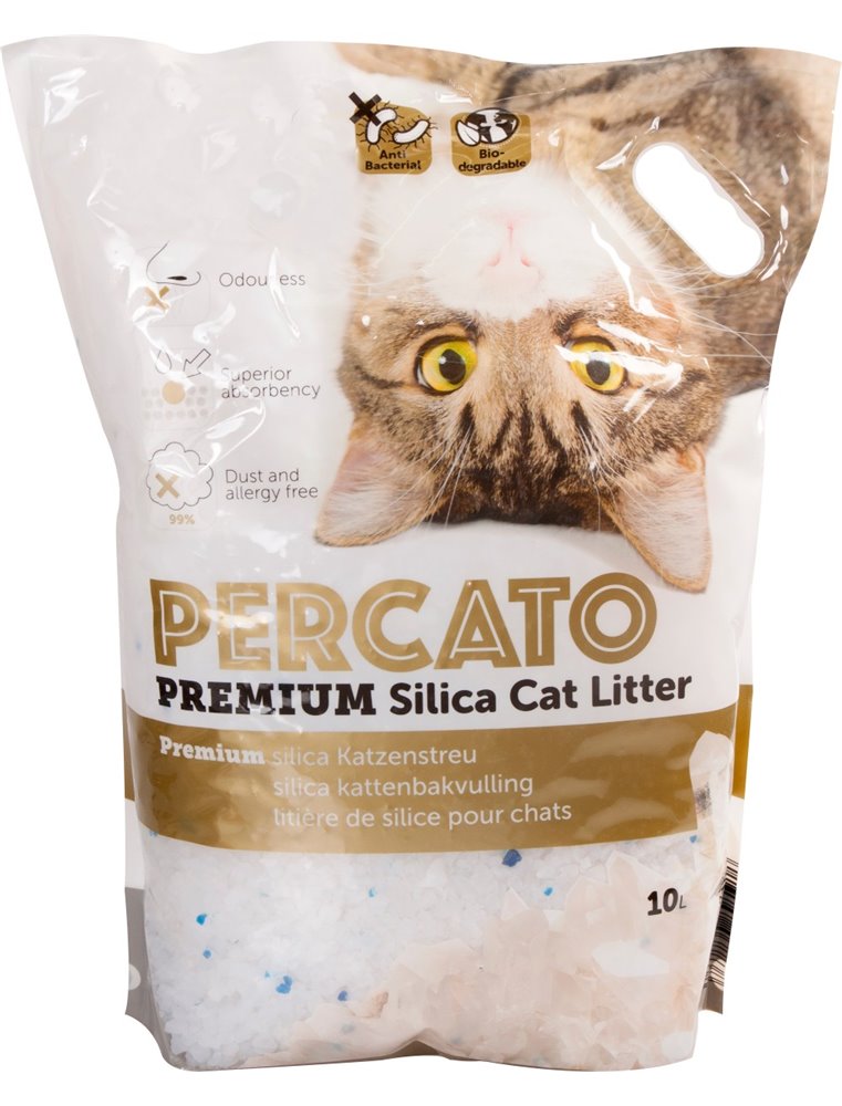 Kattenbakvulling silica premium 10l