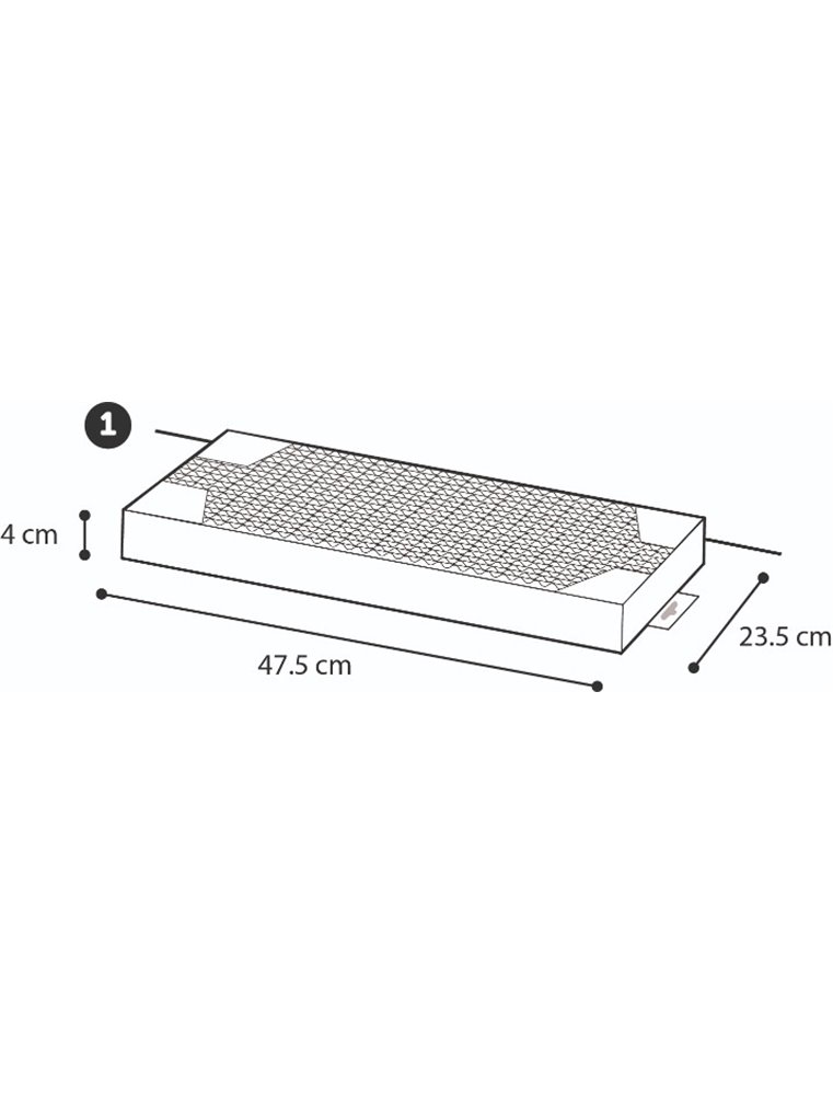 Kartonnen kattenkrabber jumbo