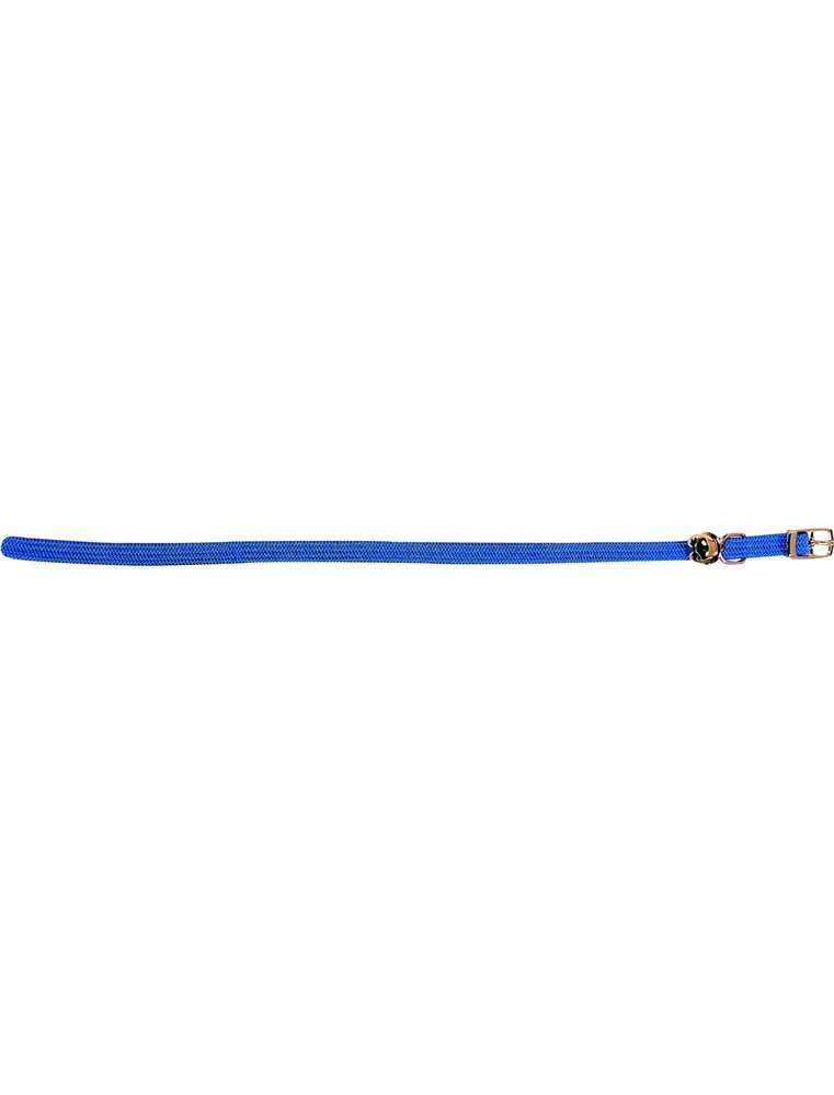 Poezenhalsband elastisch blauw
