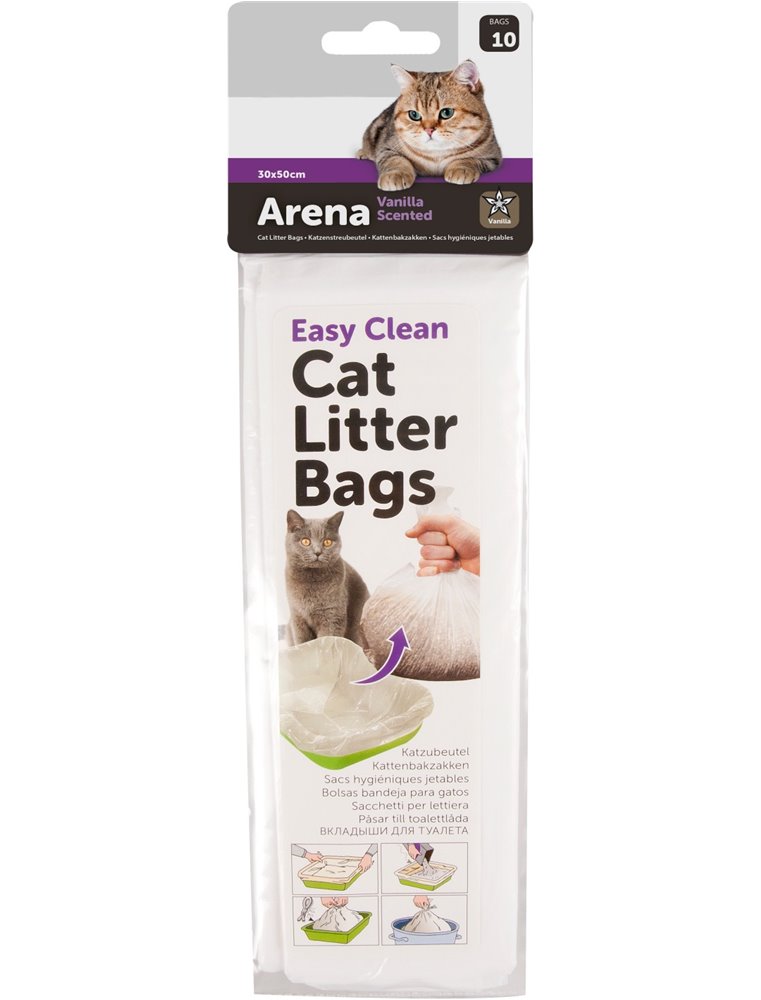 Kattenbakzakken+reuk 50x30cm 10st