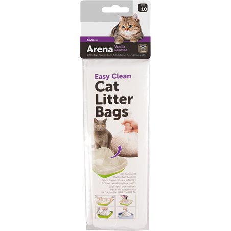 Kattenbakzakken+reuk 50x30cm 10st 