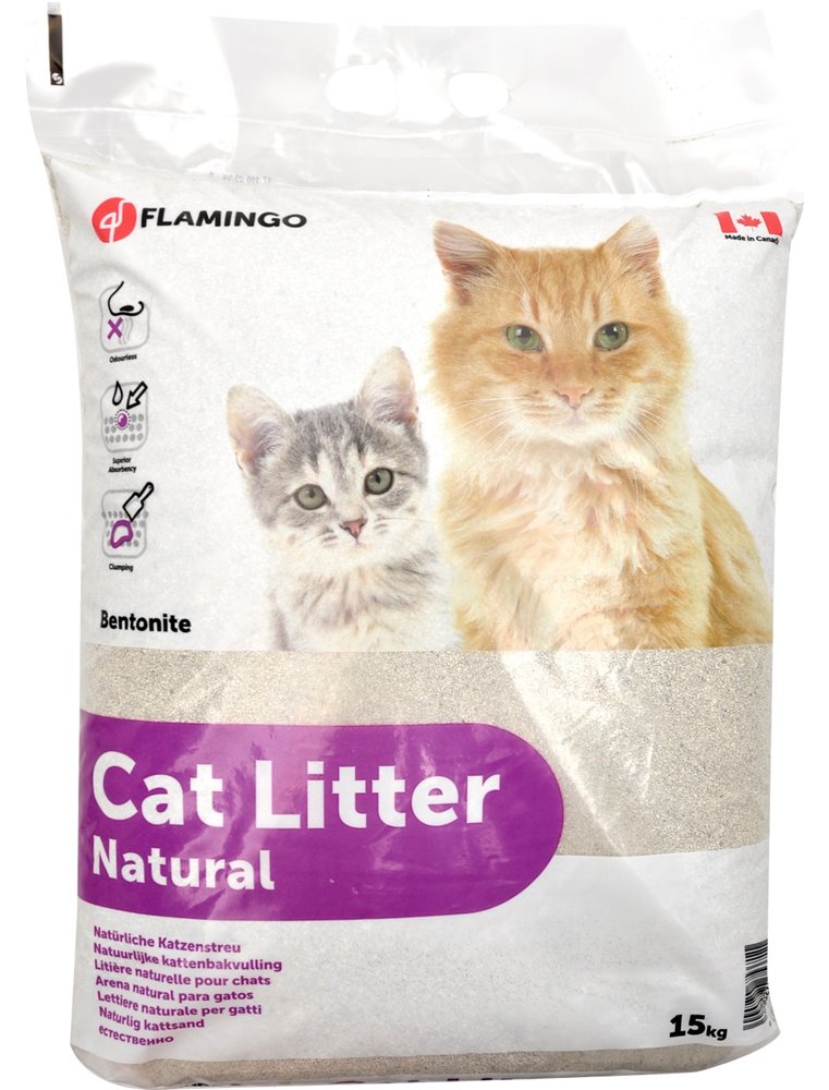 Kattenbakvulling natuur 15kg