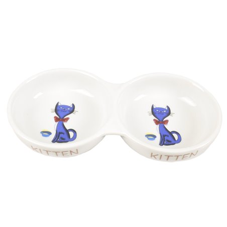 Poezenpotje porcelein dubbel 