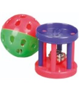 Ps bal en klos doorschijnend -koker 