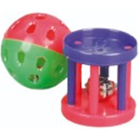 Ps bal en klos doorschijnend -koker 