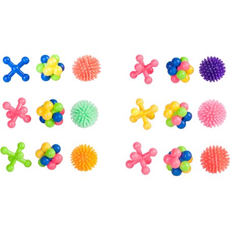 Ps rubber kattenspeeltje 3 st. 