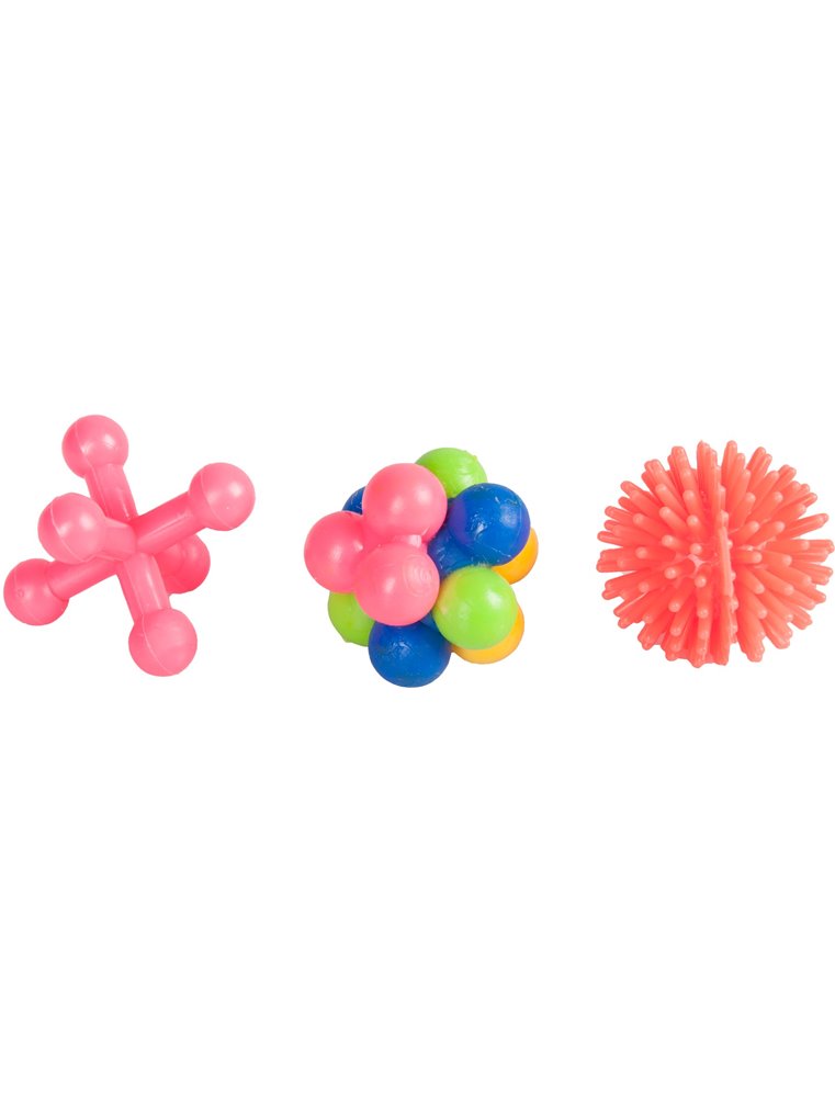Ps rubber kattenspeeltje 3 st.