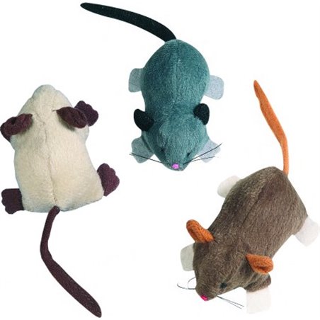 Ps pluche muis kruipend + catnip 
