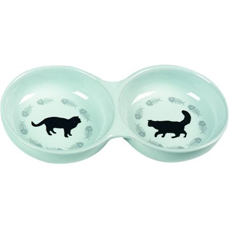 Eetpot kat cats dubbel 