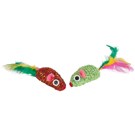 Ps mouse feathers 5 cm - koker 