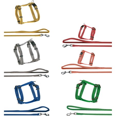 Poezentuigje+looplijn bright 25/35c 