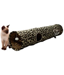 Kattentunnel leopard 130x25cm