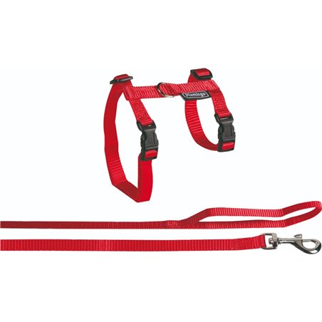 Poezentuig+looplijn classic - rood 