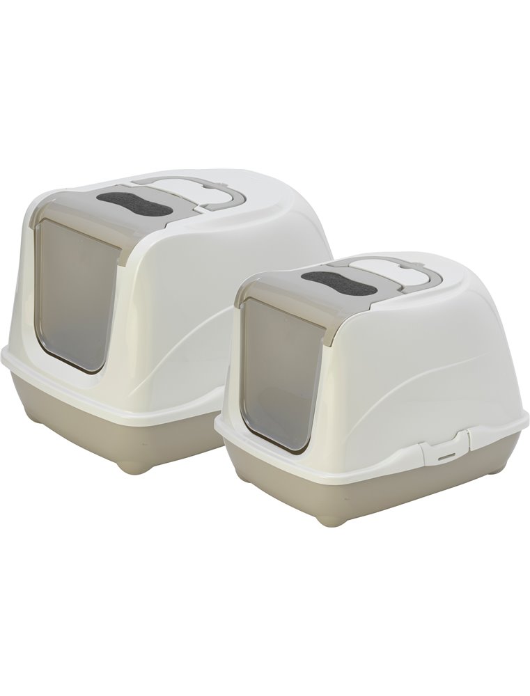 Kattentoilet flip-cat class grijs 39x50x37.5cm