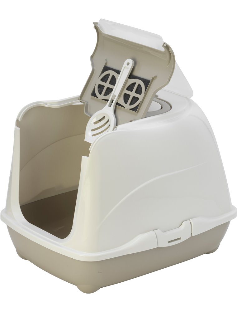 Kattentoilet flip-cat class grijs 39x50x37.5cm