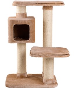 Krabpaal big cat 1 beige 97x76x127