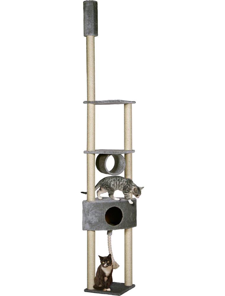 Krabpaal everest grijs 38x38x265cm