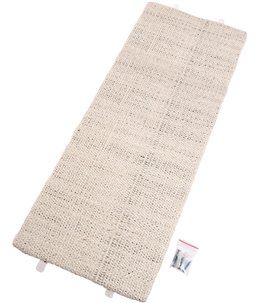 Hoekkrabplank sisal beige 28x80 