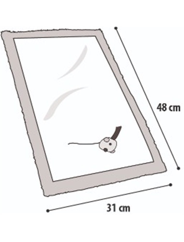 Star krabdeken 48x31cm ass