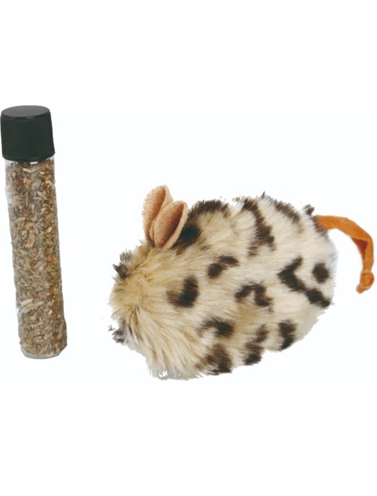 Pluche muis met catnip