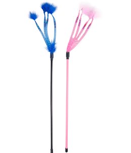 Ps stok+veren/tentakels 60cm ass