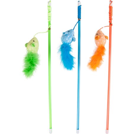 Ps kleurheng+muis 45cm ass 