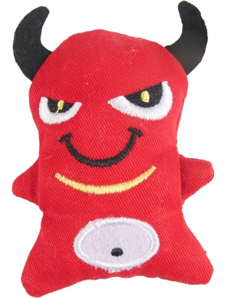 Hs soccer duivel zwart/geel/rood 8cm