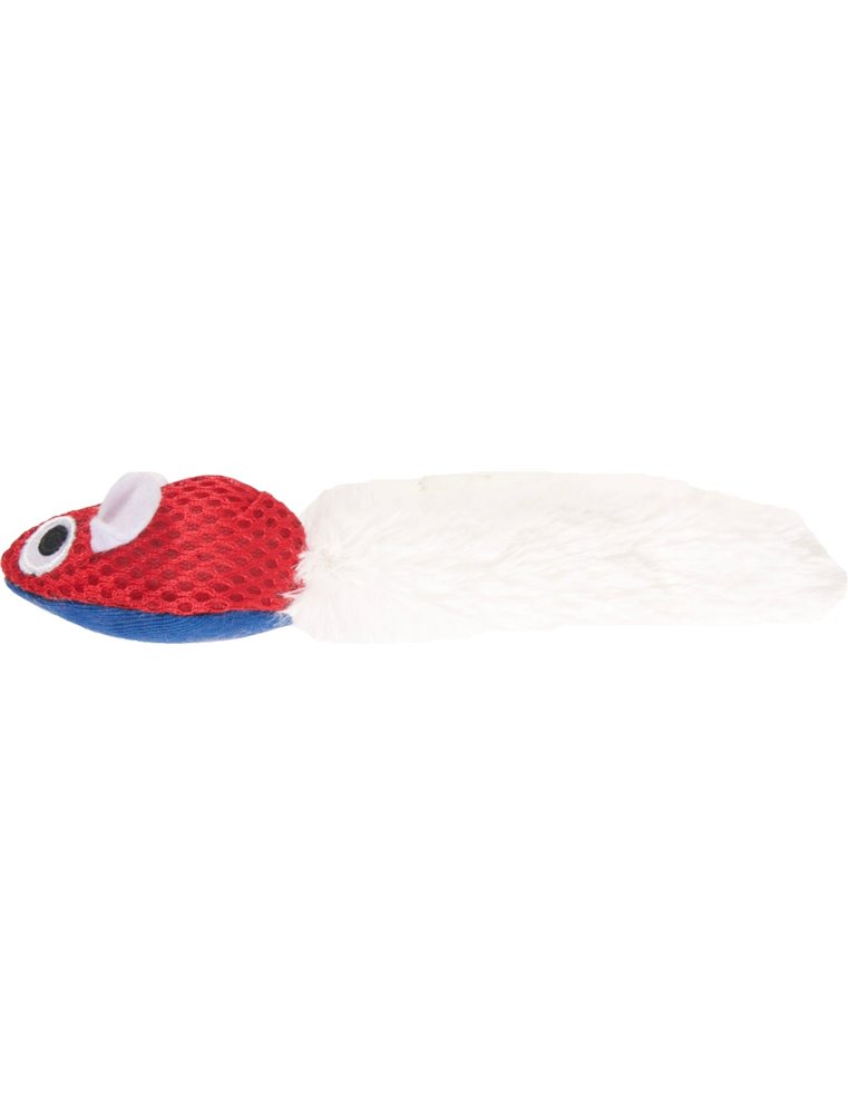 Hs soccer muis rood/wit/blauw 19,5cm