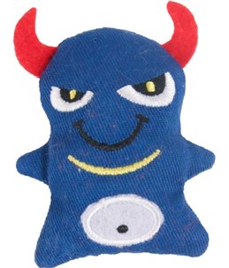 Hs soccer duivel rood/wit/blauw 8cm