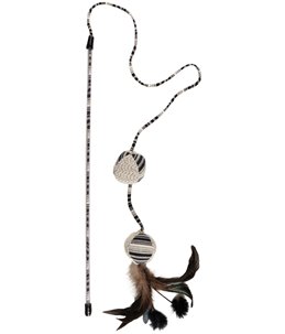 Ps pirin hengel+2ballen+veren z/w45