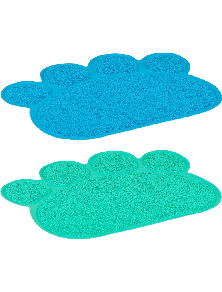 Kattenbakmat poot 40x30cm-gro/bl