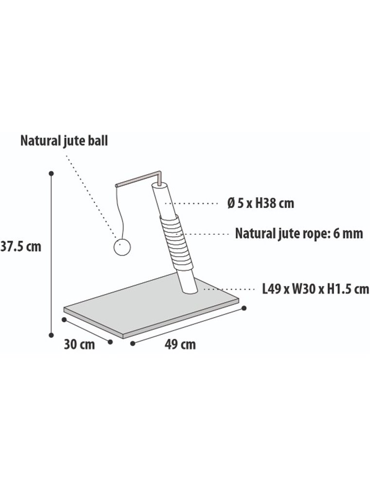 Scandi krabpaal basic beige