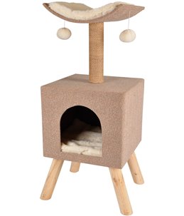 Scandi krabpaal huis beige